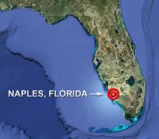 Map showing Character Eyez at Naples Bay Resort in Downtown Naples